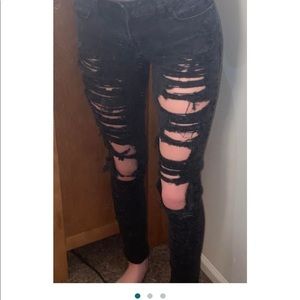 Black Ripped Jeans
